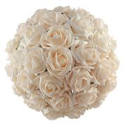 Brides Cream Foam Rose Wedding Posy Bouquet