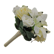 Brides Ivory Casablanca, Calla Lily & Rose Wedding Bouquet