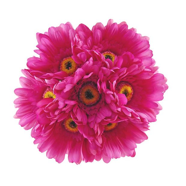 Bridesmaids Cerise Pink Silk Gerbera Wedding Posy