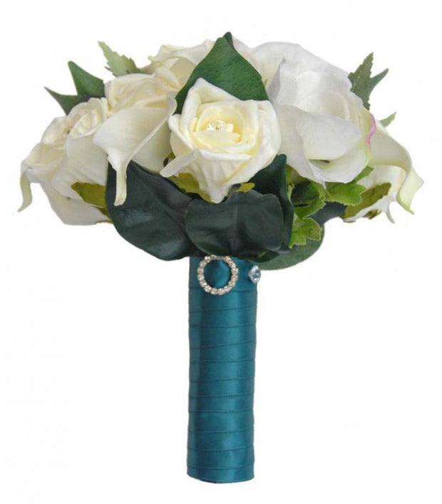 Bridesmaids Ivory Calla Lily, Anemone & Rose Wedding Posy