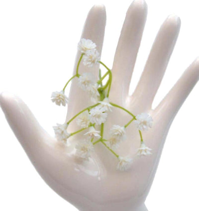 Artificial Ivory Gypsophila Wedding Flower Sample Spray