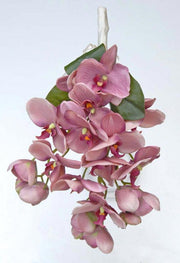 Bridesmaids Overarm Vintage Pink Orchid Wedding Bouquet