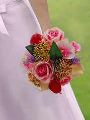Brides Rose, Orchid, Lavender & Calla Lily Wedding Shower Bouquet